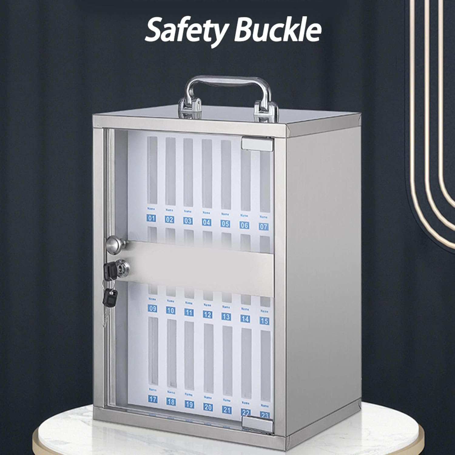 Mobile Phone Locker with Safety Lock for Office, School & Meetings - Securely Holds 36 Phones, Perfect for Events & Organizing Workspaces