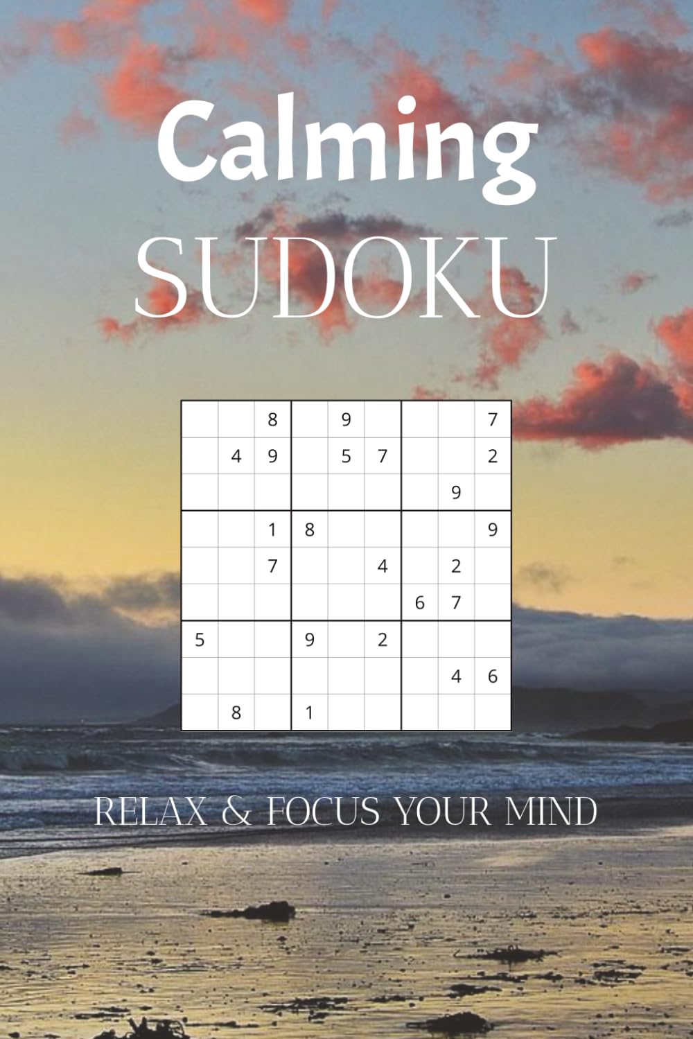 Calming Suduko Puzzle Book: sudoku puzzle for Calming | Botton Tile | 6x9 inches, 110 pages | 50+ Puzzles | Solutions Included