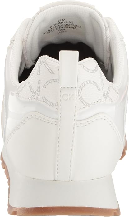 Calvin Klein Women's Carlla Sneaker, White Multi 142, 38 EU - 3