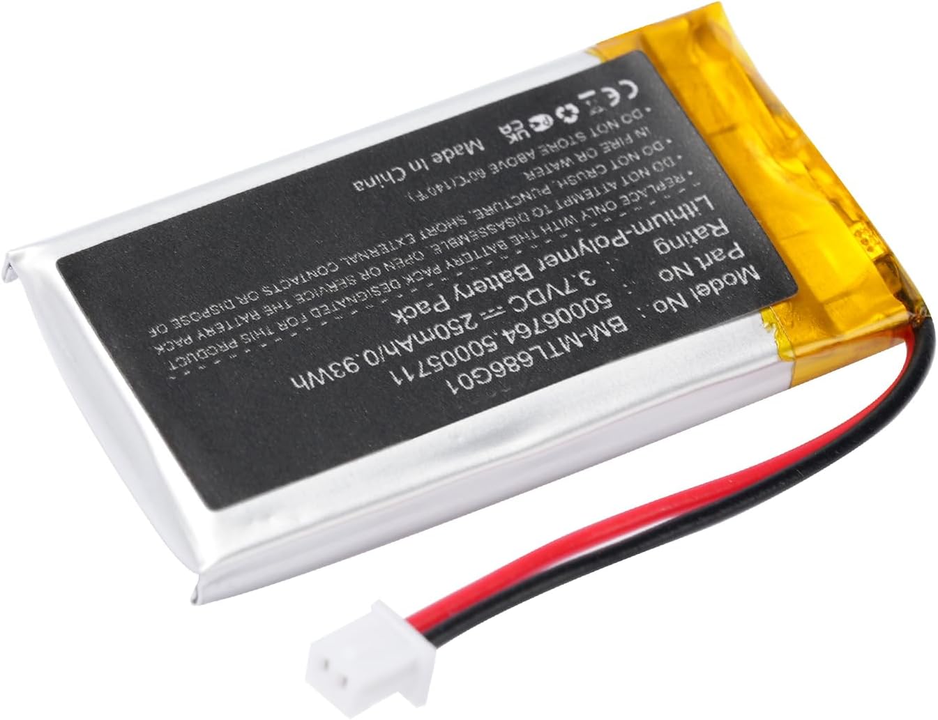2 pc 50006764 Battery Replacement for MI 6910 6865 6920 6869 6863i 6940 6905 6867i 6930 6869i 6970 6865i 6900 50005711 (3.7V)