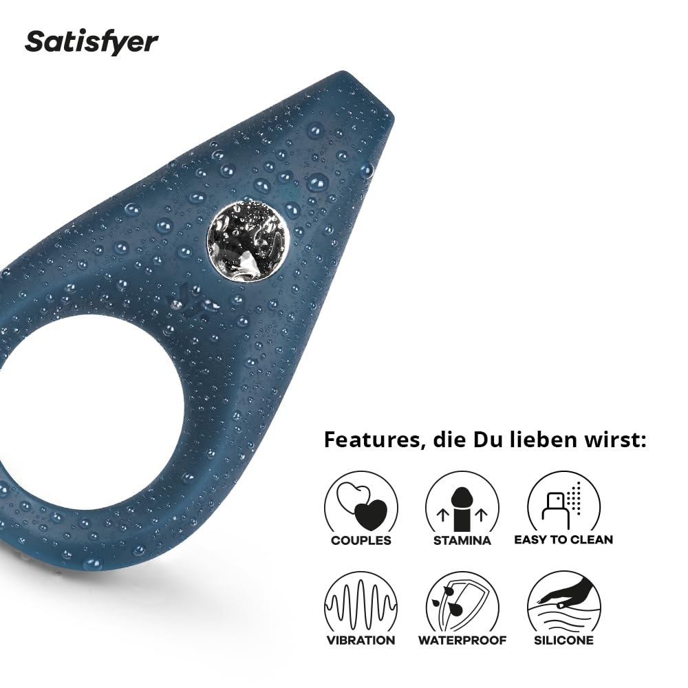 penisring satisfyer Satisfyer Rocket Penis-Ring Silikon Vibrator Cockring