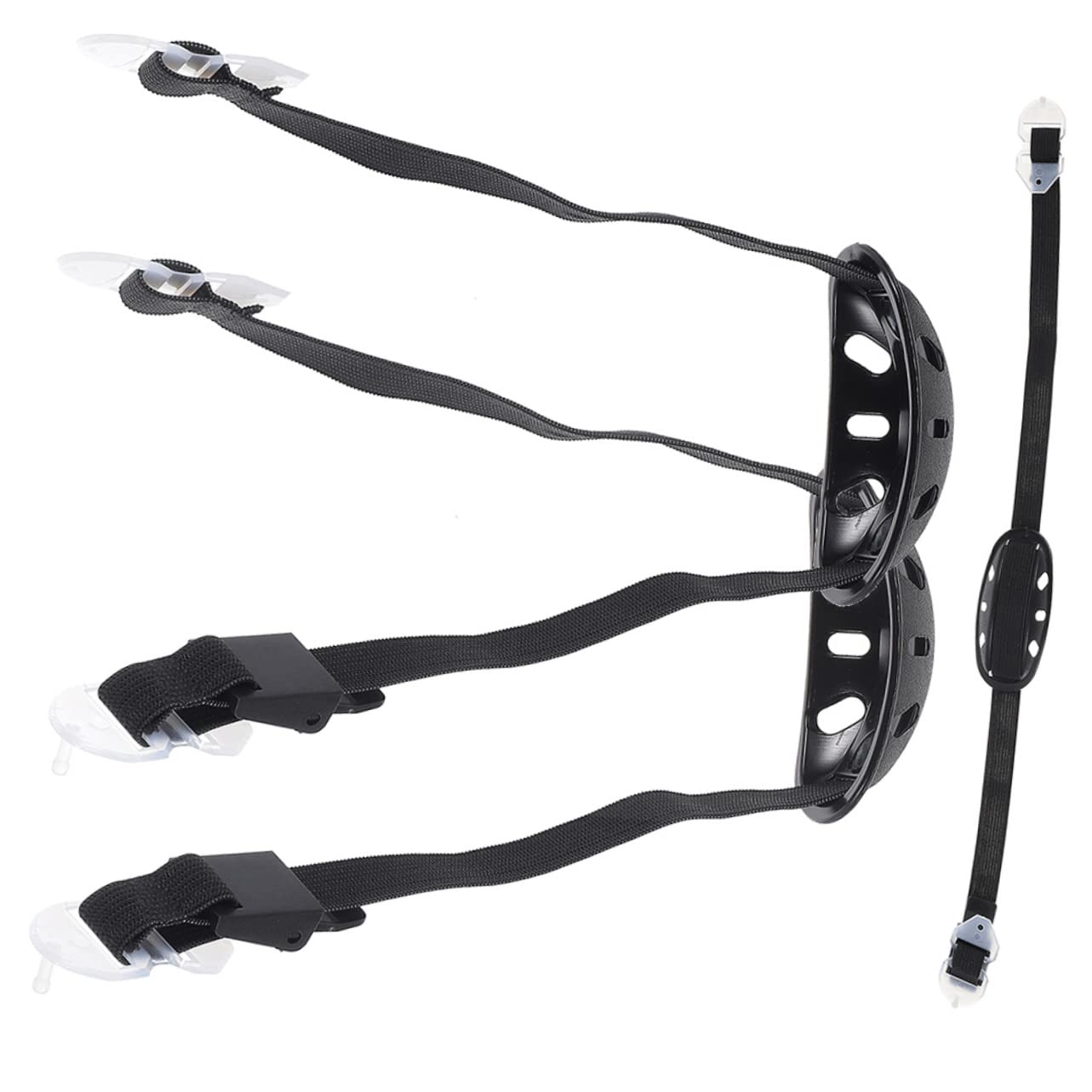 Toyvian Sottogola Del Casco Accessori Per Elmetti Casco Di Sicurezza Difficile Bande Sottogola Per Elmetto Universale Cordino Per Il Sottogola Del Cappello Plastica Nero