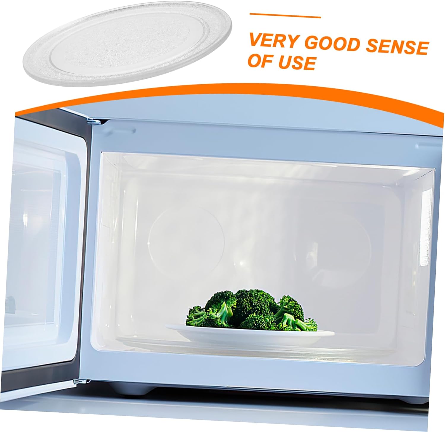 LABRIMP Microwave Turntable Plate Oven Glass Turntable Microwave Accessories Replacement Plate Countertop
