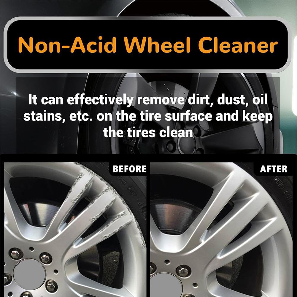 3set Wheel Blaze Cleaner, Wheelblaze Wheel Cleaner, Multi-Purpose Wheels Care Cleaners, Versatile and Powerful Rust Converter, Turn Filthy Wheels Into Instant Shine and Lasting Protection
