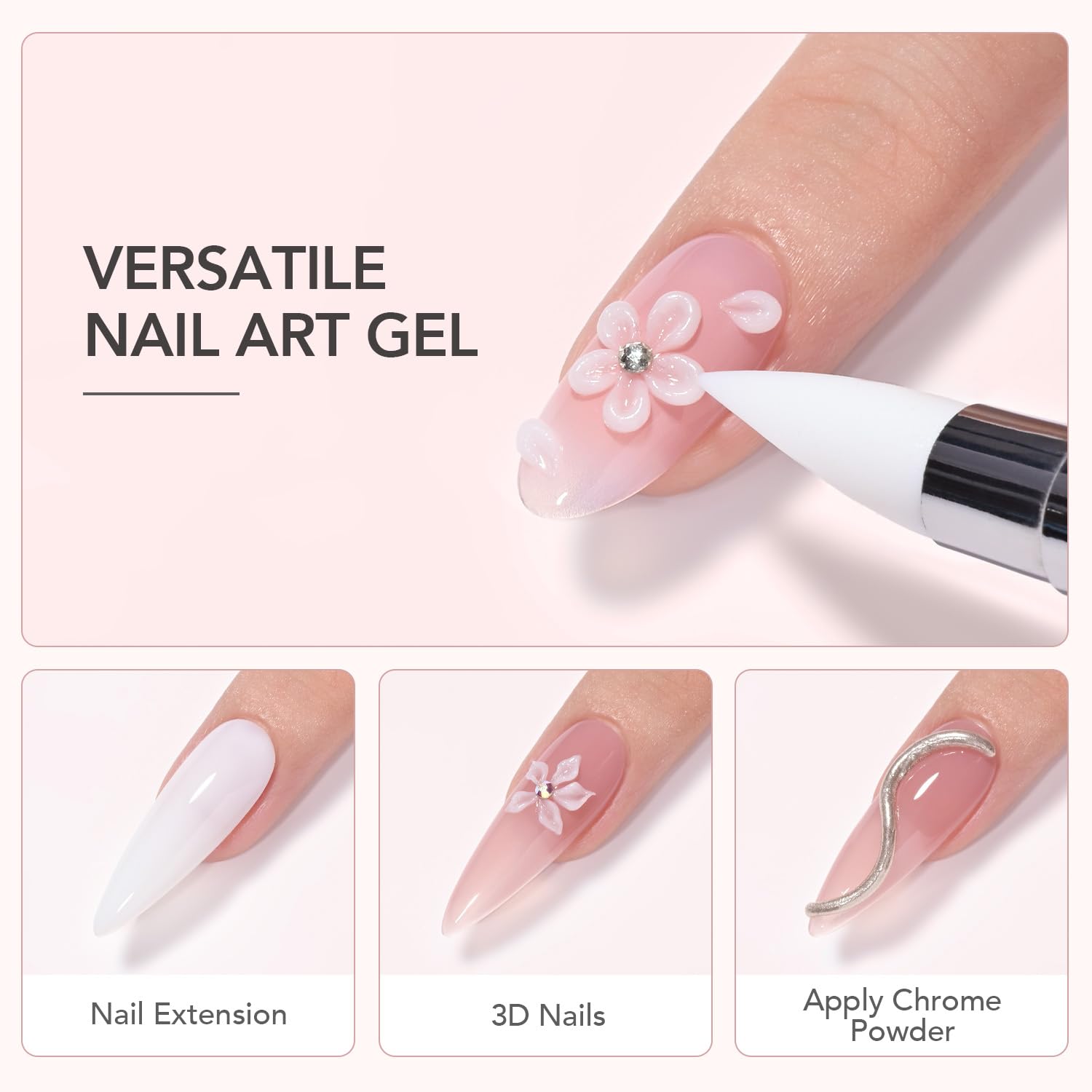 GAOY 3D Nail Sculpting Gel - Build Stunning Designs -4