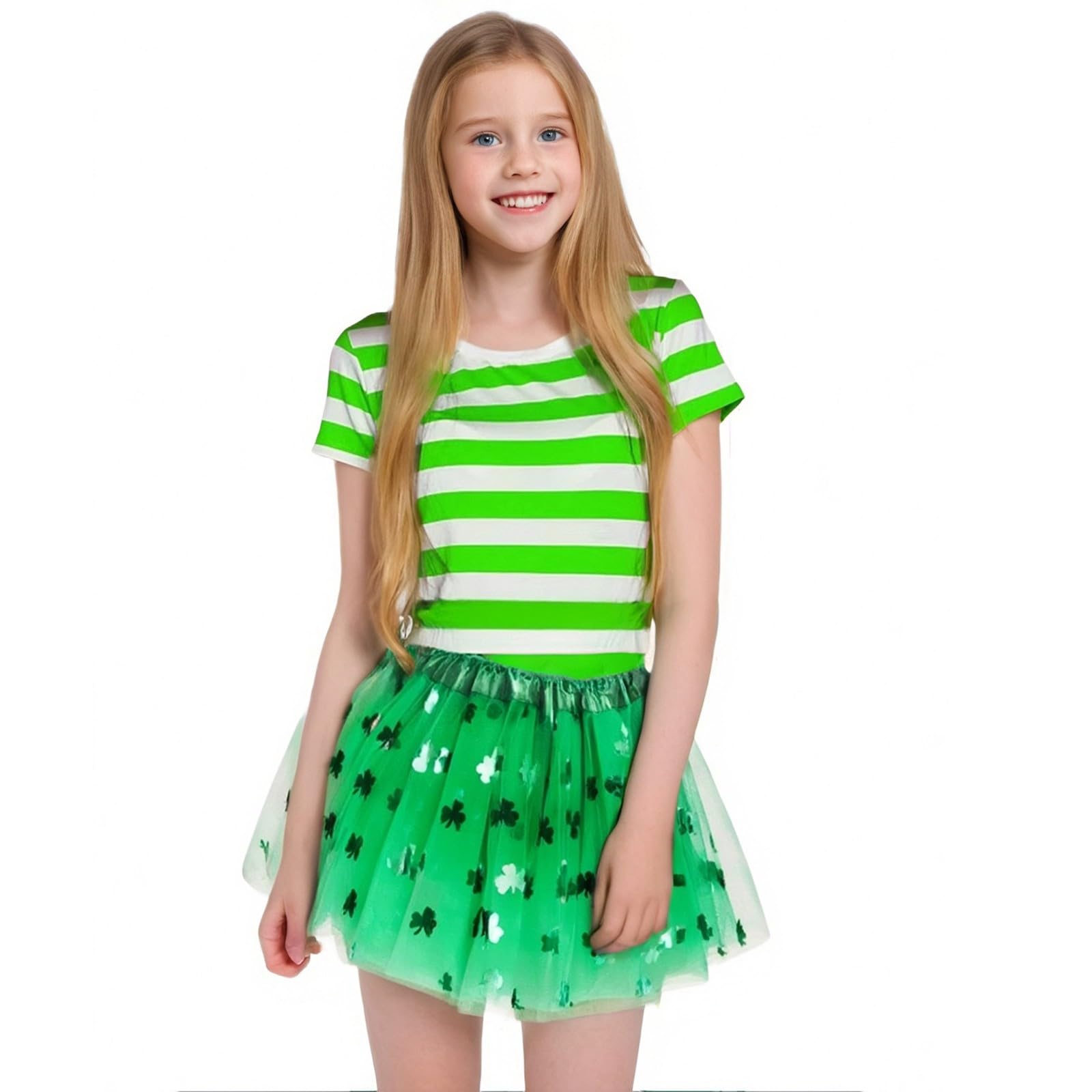 Jupe tutu pour la Saint-Patrick pour filles et adolescentes, costume de fête irlandaise