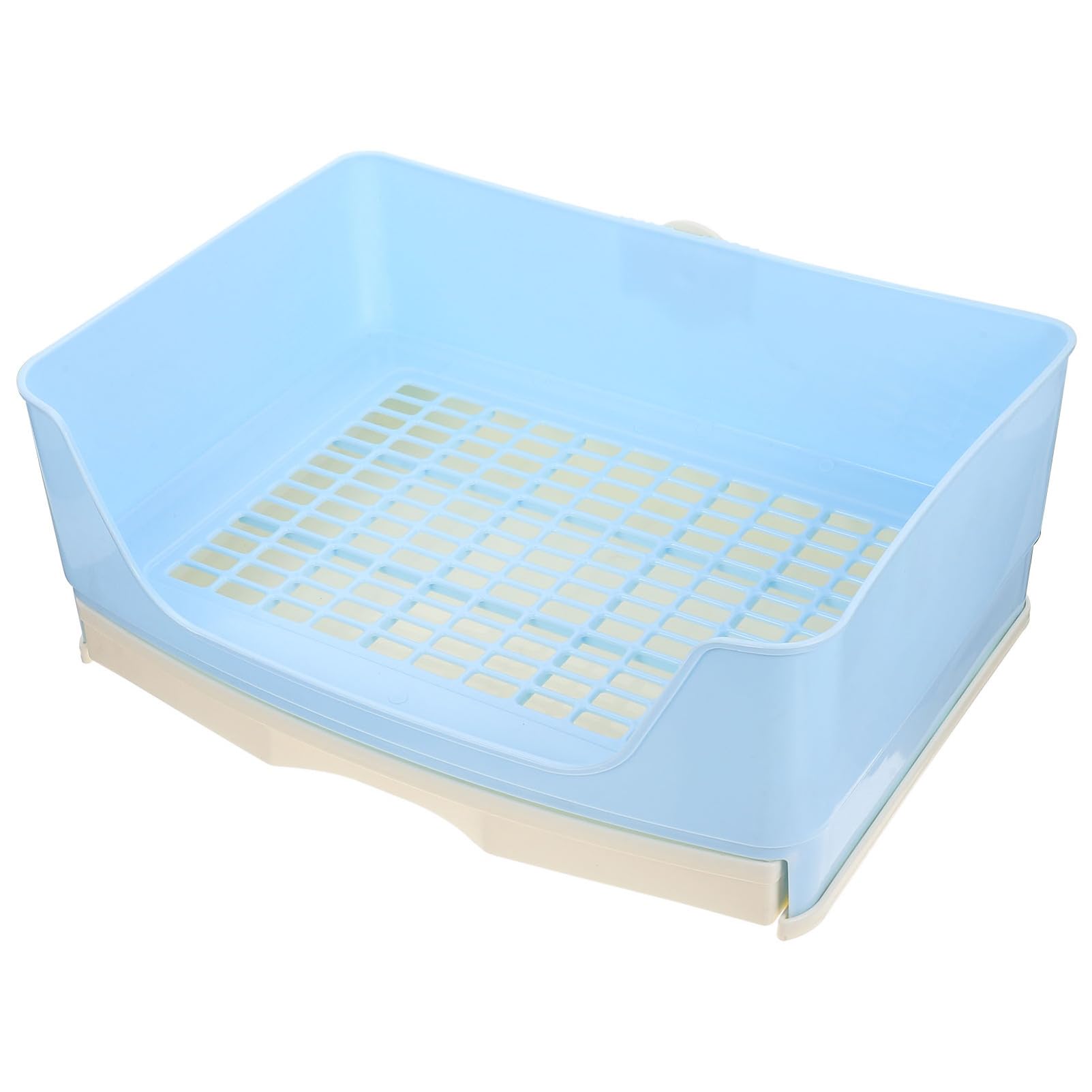 Happyyami Lettiera per Conigli in Plastica, Vasino per Cavia e Criceto, Antiodore e Antiperdita, per Giardini e Parchi