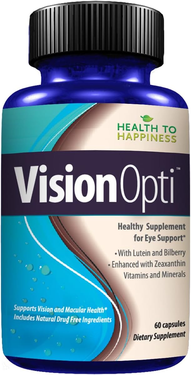 Vision Optimizer, Great Eye Supplement | Supports Vision and Macular with Lutein, Zeaxanthin, Selenium, Zinc and Vitamins A and C | 60 Caps