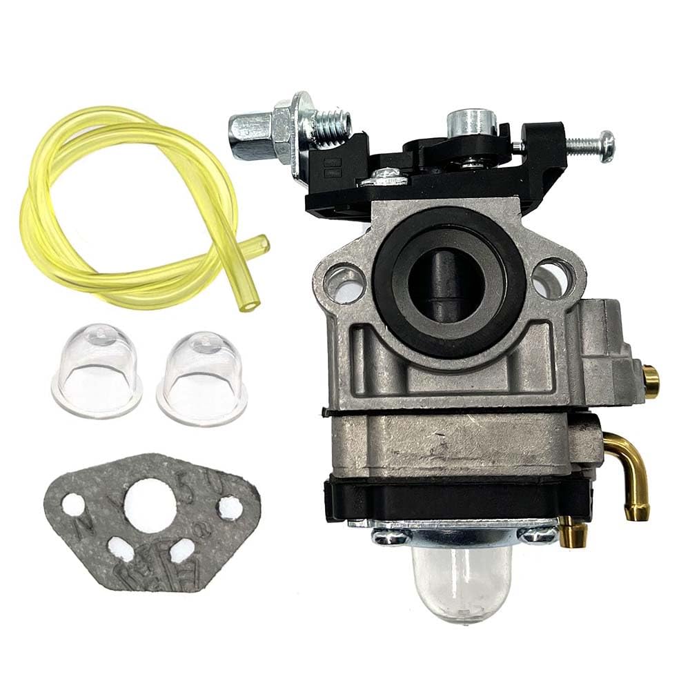 AM Carburettor Set with Fuel Hose for Scheppach MFH 3300-4P (MFH3300-4P) Sunseeker SK-C33/SS Brush Cutter