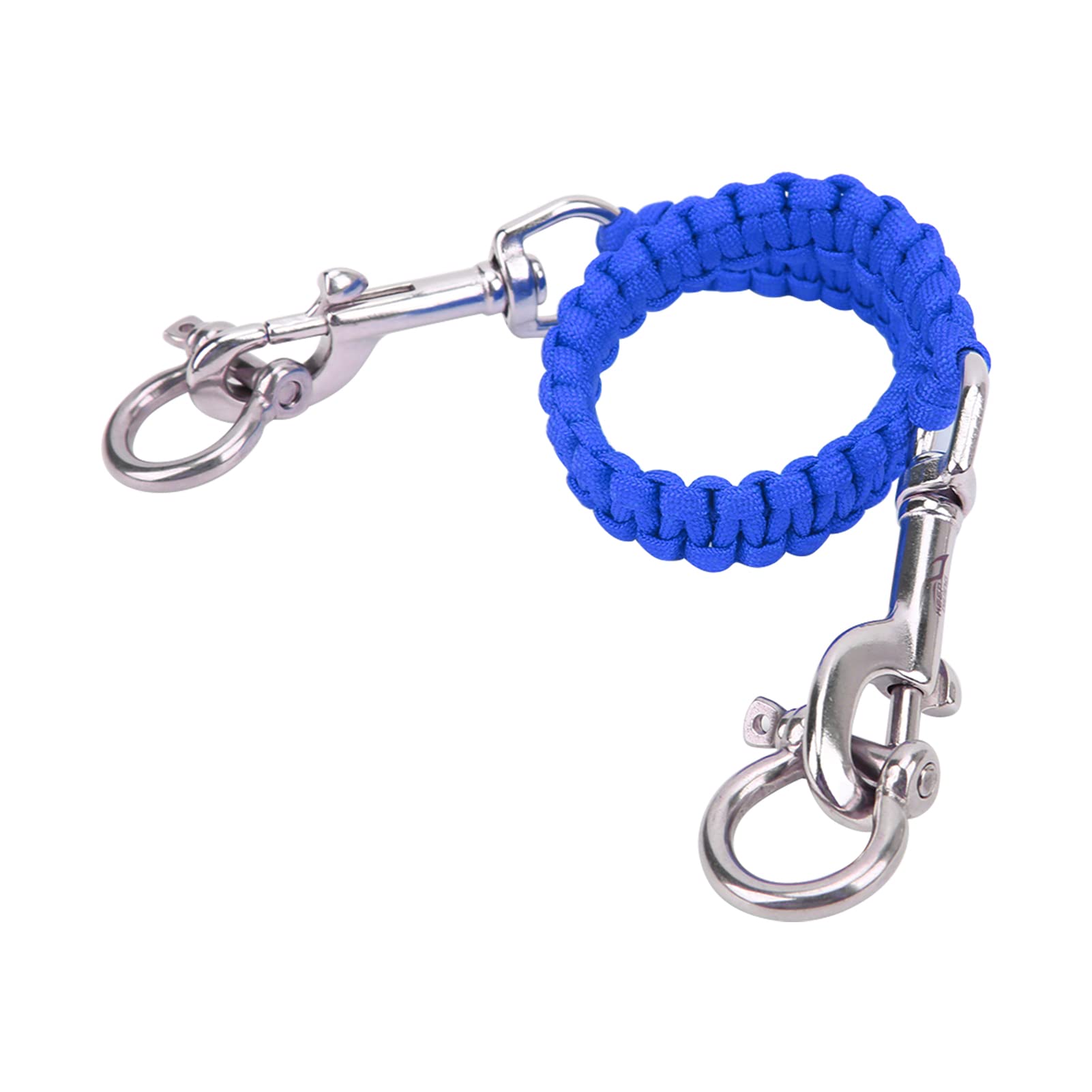 Einziehbares Kamera-Lanyard, Korrosions- und Rostbeständigkeit, 360° Flexible Drehung für Tauchbegeisterte, Material Edelstahl, 54 Cm