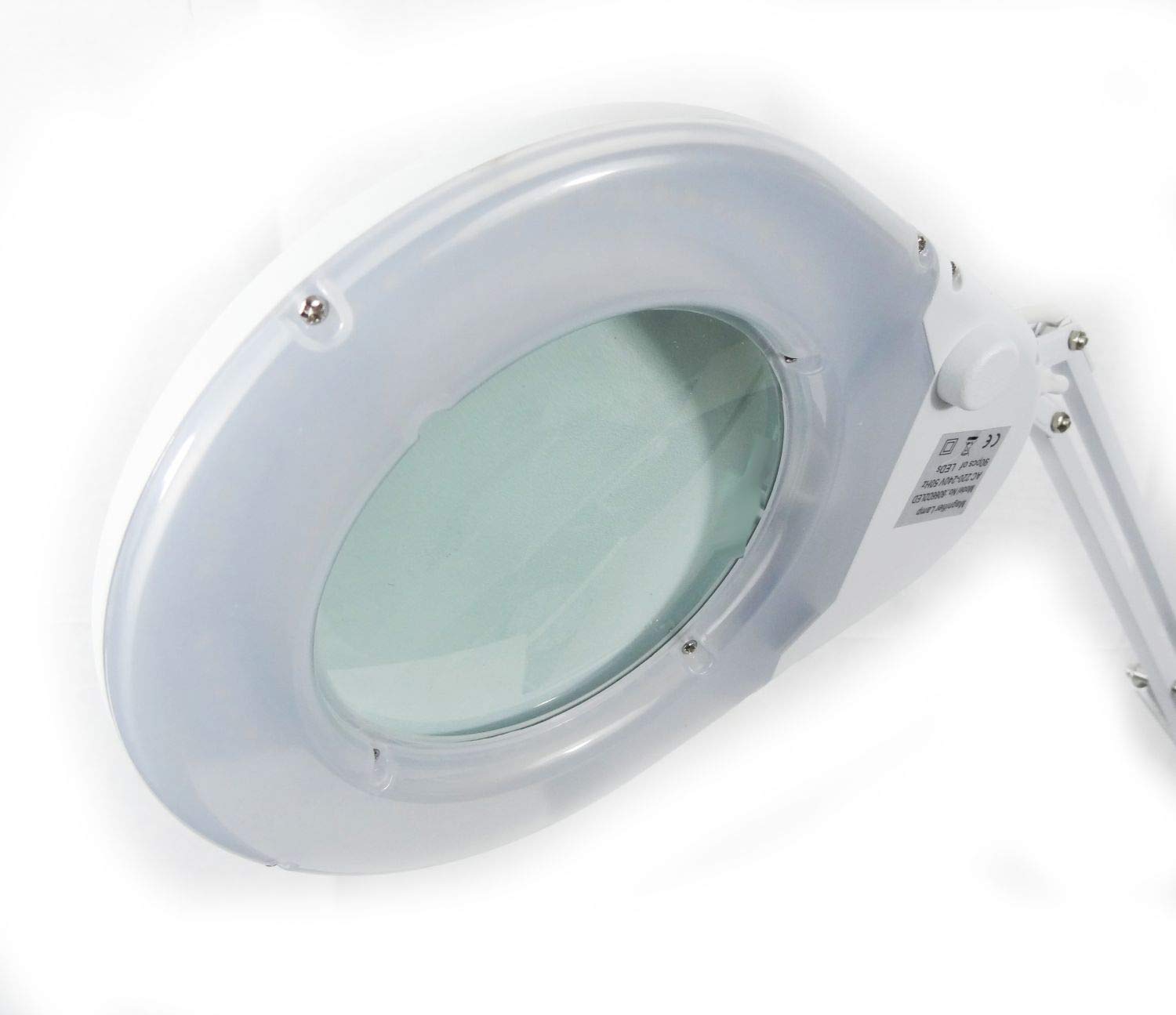 UNILUX 400108073 zoom LED białe światło dzienne lampa lupowa do hobby i pracy lampa z lupą z zaciskiem stołowym z 3 dioptriami w soczewce o wielkości 10,5 cm [klasa energetyczna A+]