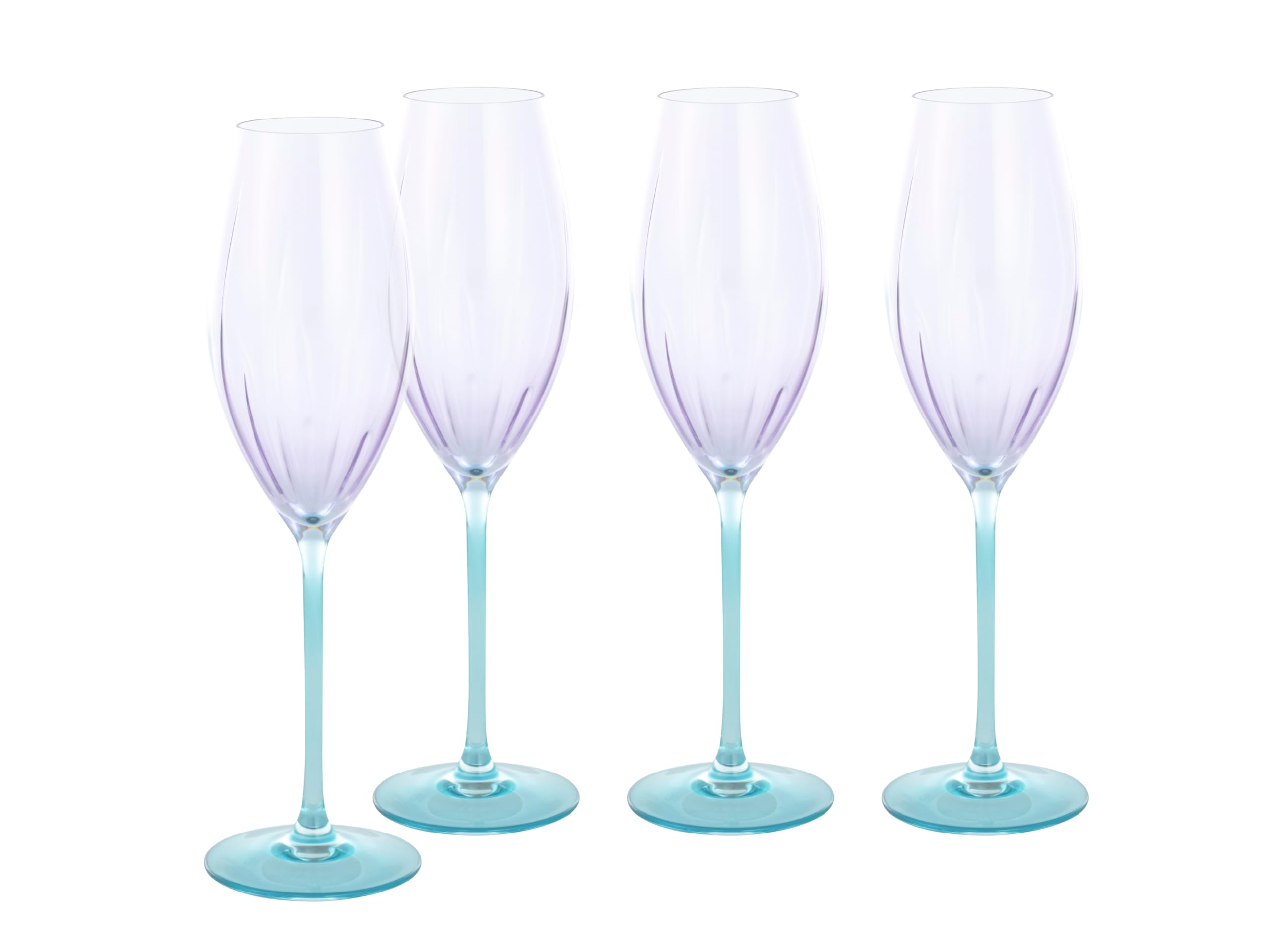 Service de table 4 pièces pour 4 personnes en verre Creatable Swirly Spring 24587