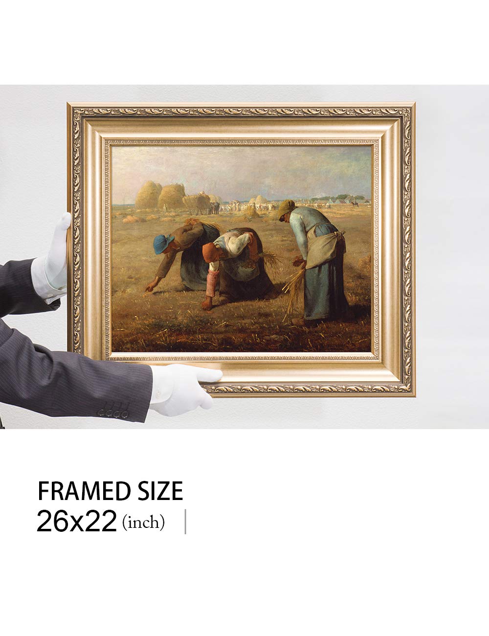 Amazon.co.jp: DECORARTS - The Gleaners、Jean-Francois Millet 