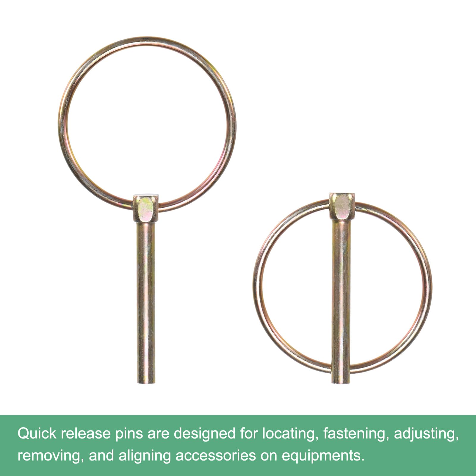 M METERXITY 6-Pack 11/64" Linch Pin with Ring - Image 4