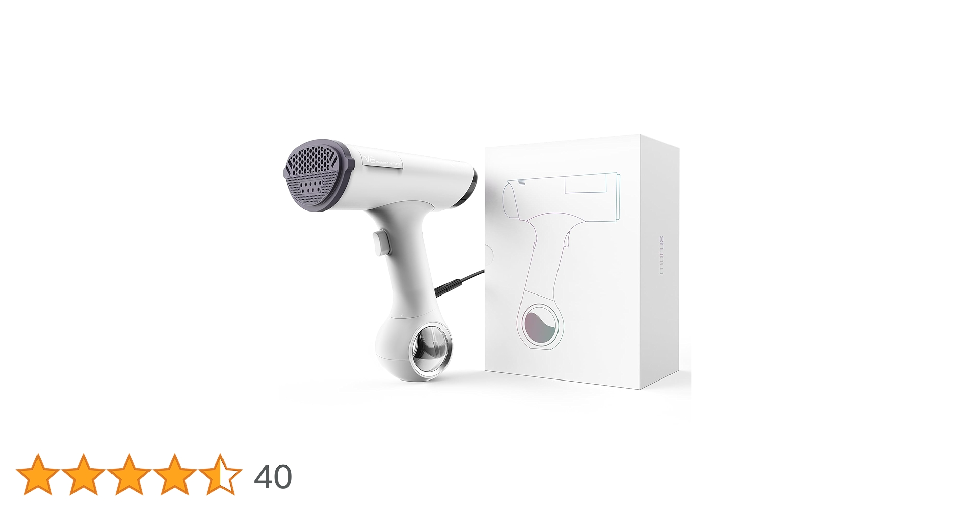 Amazon | Morus V6 Plus 吸着式衣類スチーマー スチームアイロン 香り