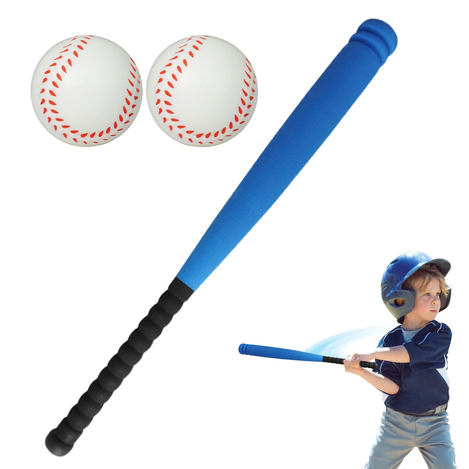 Générique Kit D'entraînement De Baseball - 2 Balles Jouet De Baseball | 2 Balles De Baseball Jouet D'entraînement De Baseball | De Sport Extérieur Et Intérieur pour Enfantts