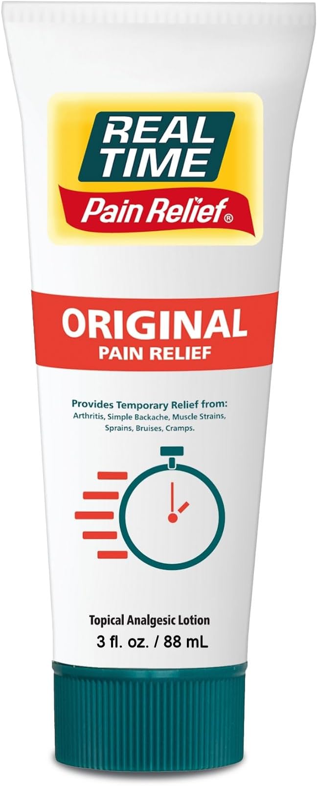 - Real Time Pain Relief Cream 3 Oz Tube | 17 Natural Ingredients