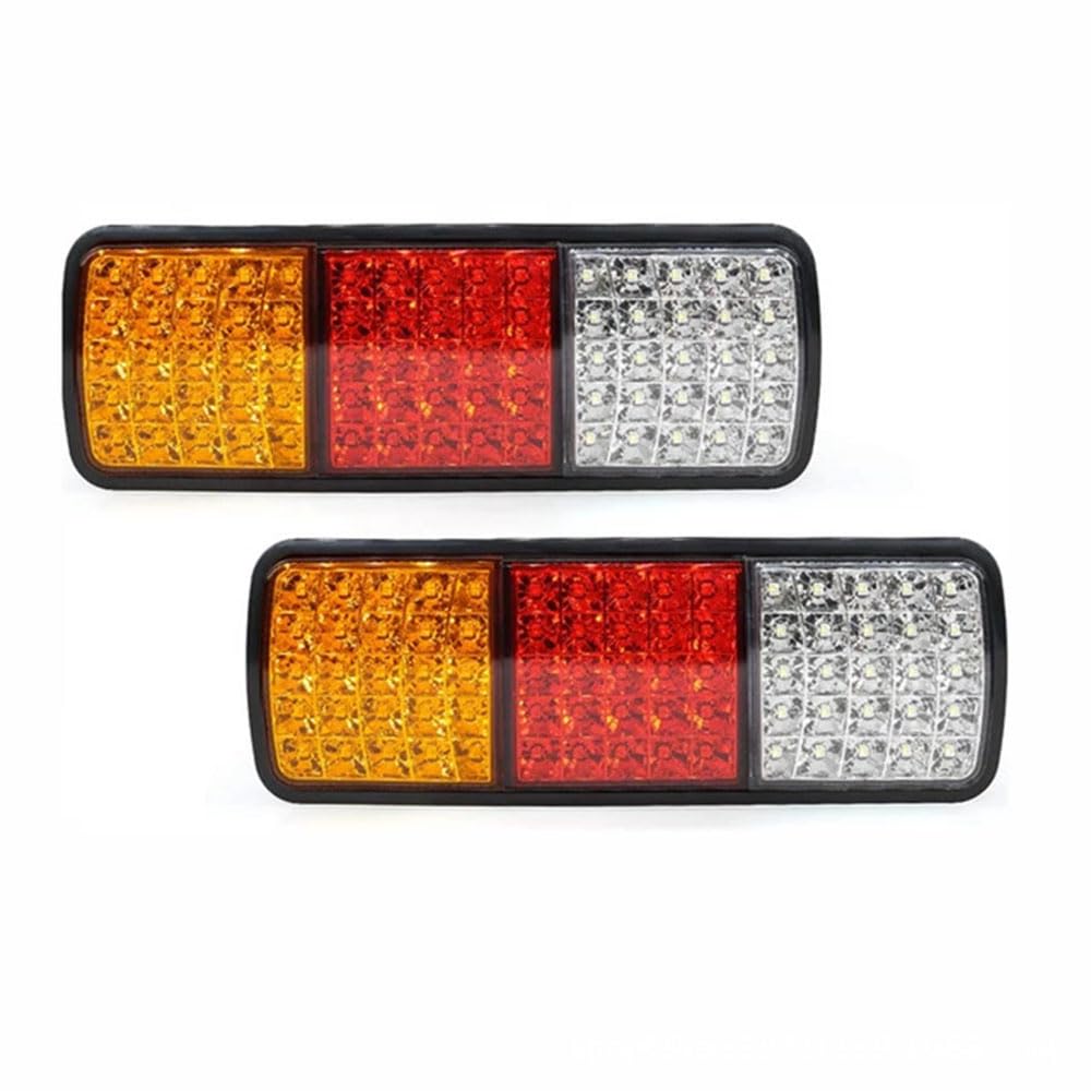 Tylne światło samochodowe do 75 IP68 lampa tylna przyczepy 12 V 2 szt., światło hamowania kierunkowskaz montaż tylnego światła