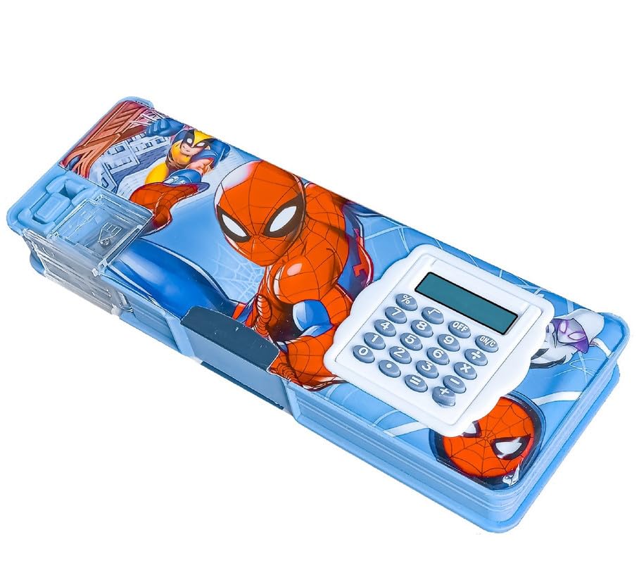 RZA 2023 Magnetic Pencil Box with Calculator & A School, Spider Man Big Size Cartoon T (Spider Man), Pack of 1 (B0CLJPMHSB) Amazon Price History, Amazon Price Tracker
