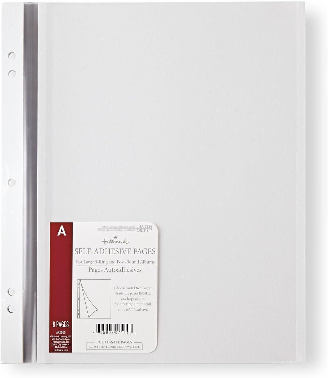 Hallmark Large SelfAdhesive Refill Pages Photo Albums Amazon.ca Home