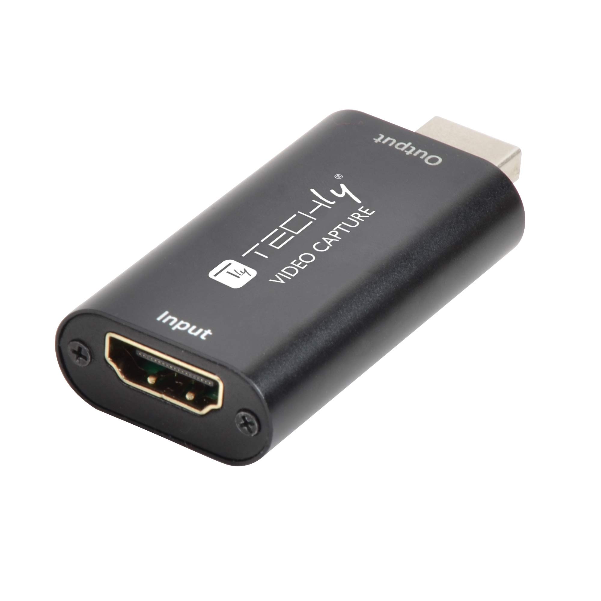 Techly 361919 - Tarjeta de Captura de vídeo HDMI 1080P, portátil, Color Negro