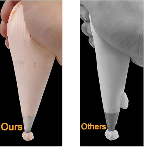 Miniatura 2 de 100 bolsas extra grandes antiestallido, bolsas pastosas para tartas y glaseados de crema de mantequilla, hornear cupcakes, decoración de glaseado,