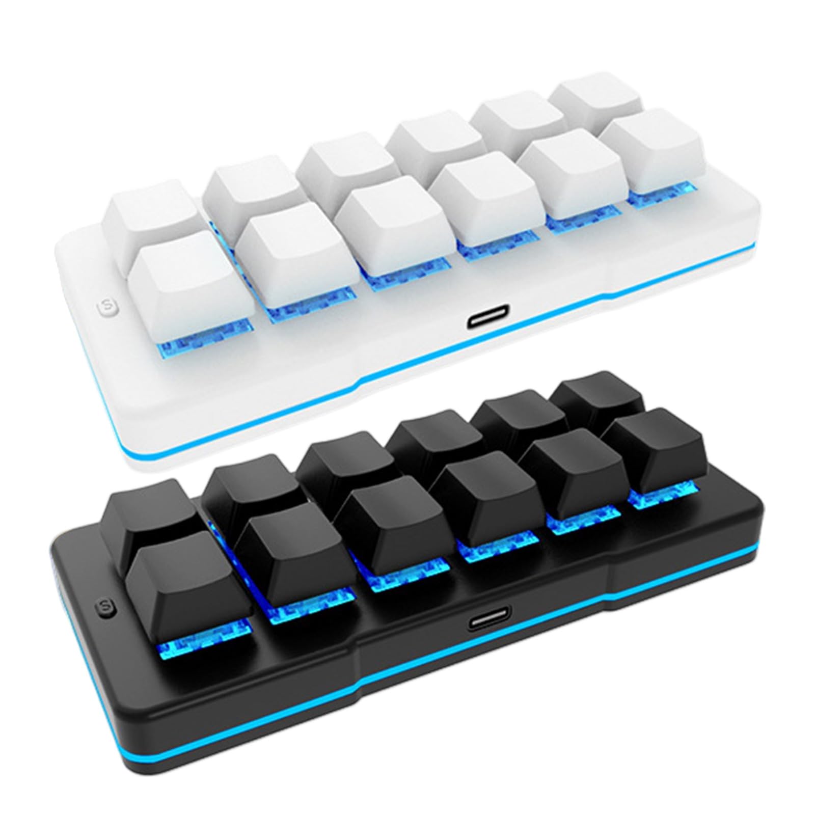 Tastiere meccaniche programmabili USB C con cavo a 12 per computer Tastierino numerico multimediale Tastierino meccanico USB C