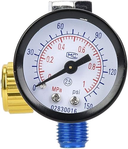 Miniatura 4 de Regulador de presión de aire, regulador de aire de aleación de aluminio, regulador de compresor de aire, fácil instalación para pistola