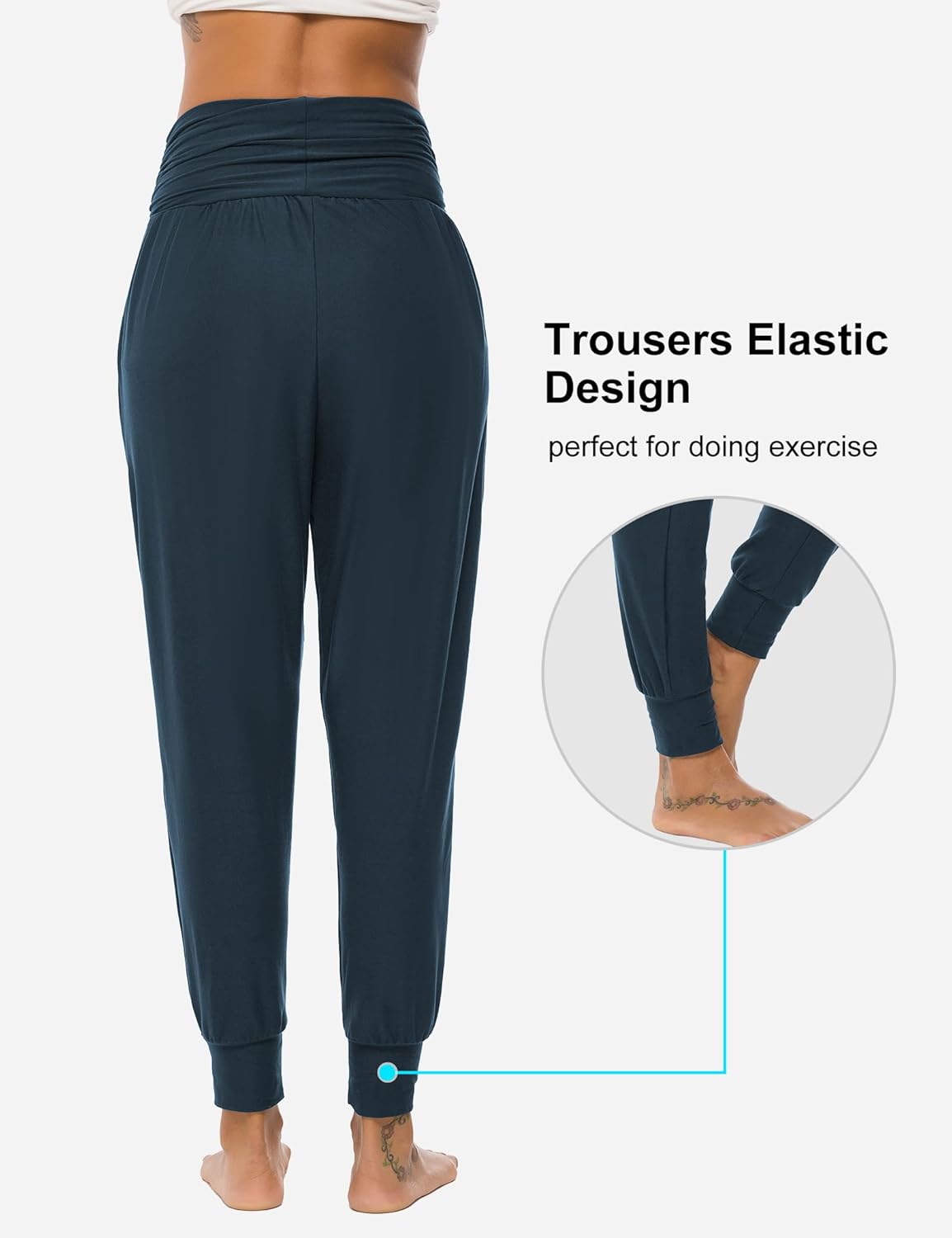 DIBAOLONG Womens Yoga Sweatpants Loose Workout Joggers Pants Comfy Lounge Pants with Pockets - Image 6