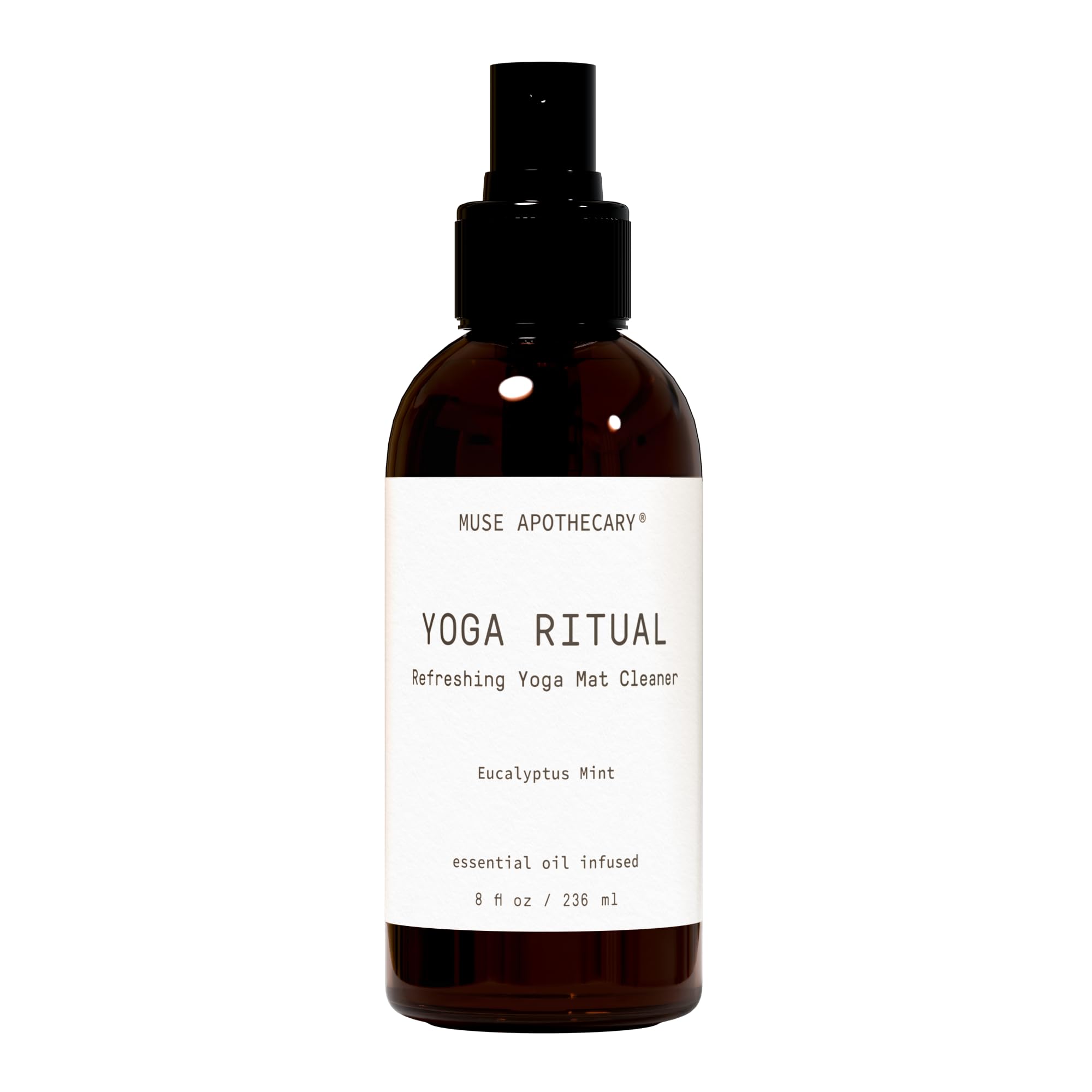Muse Apothecary Yoga Ritual - Aromatic and Refreshing Yoga Mat Cleaner, 8 oz, Infused with Natural Essential Oils - Eucalyptus Mint