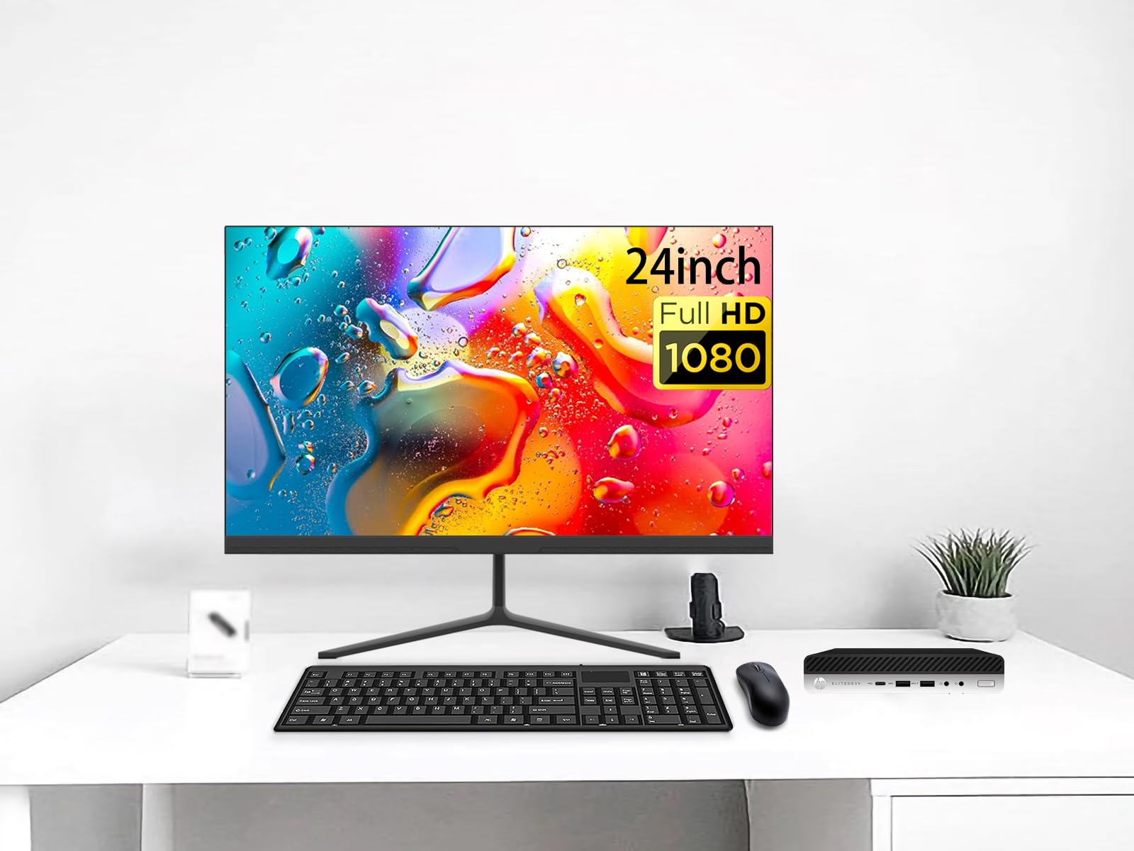 Amazon.com: HP EliteDesk 705 G4 Mini Desktop Computer with 24