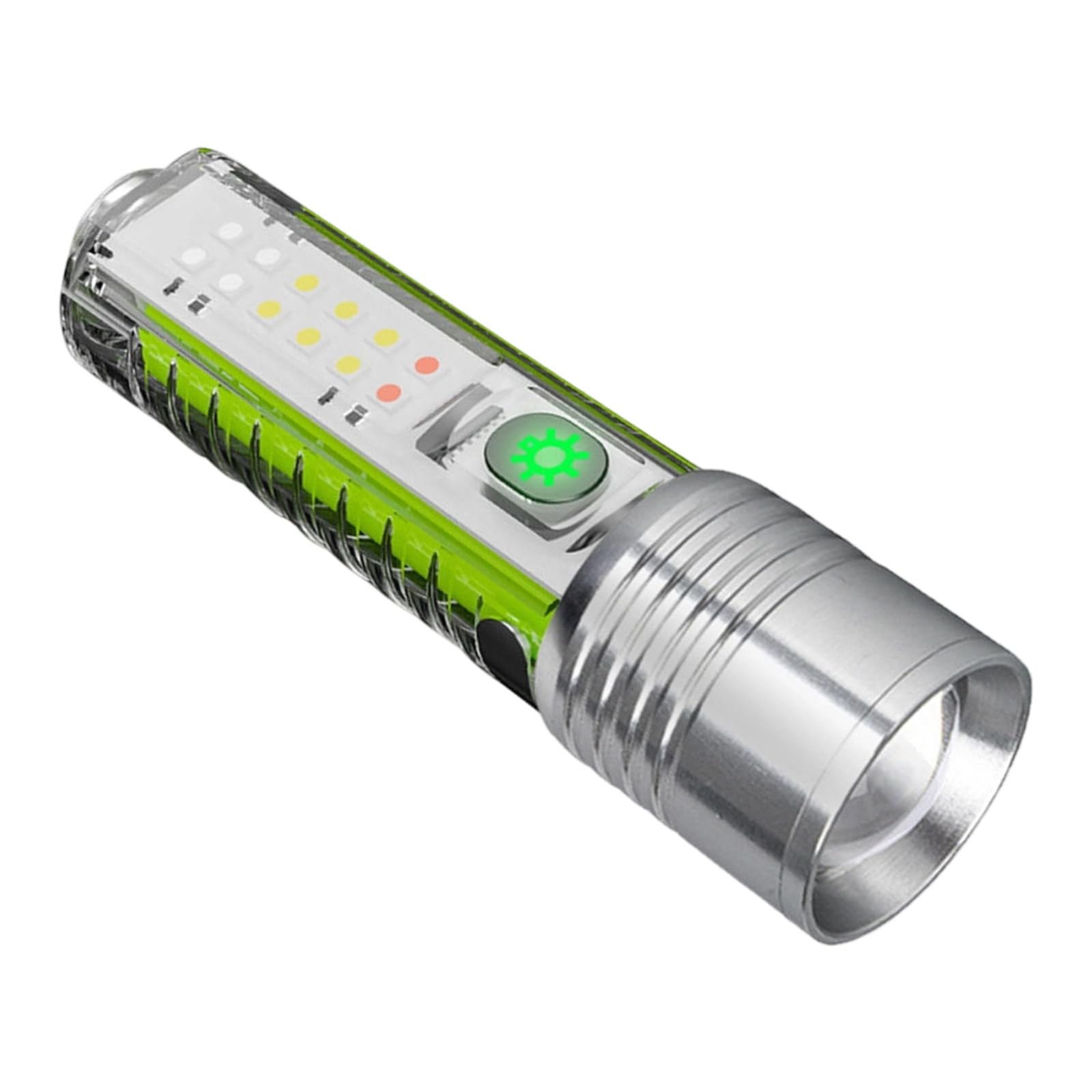 Hsioluted Compact Handheld Flashlight Emergencies Spotlights USB Rechargeable Torch for Camping Hiking and Work USB Rechargeable Torch