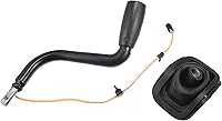 Motoforti Automatic Transmission Shift Lever with Tow/Haul Switch for Chevy Silverado 1500/2500/3500 GMC Sierra - Durable Black Rubber/Metal Replacement