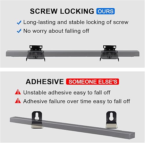 Miniatura 4 de 1 par de soporte de montaje en pared negro para LG S40Q S65Q S75Q S75QR S80QR S95QR SL4Y SL5R SK5Y SKM5Y SL6Y SKM6Y SL7Y SN6Y SN7Y SL8YG SP7Y SP9YA