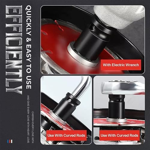 Angle Grinder Socket Wrench, Universal Manual Electric Wrench Sleeve, Multi Functional Sockets Set Ratchet Drill Bit Wrench Professional Tools Gifts For Dad Men Fathers Husband Diy Handyman (4Pcs) #TOP1