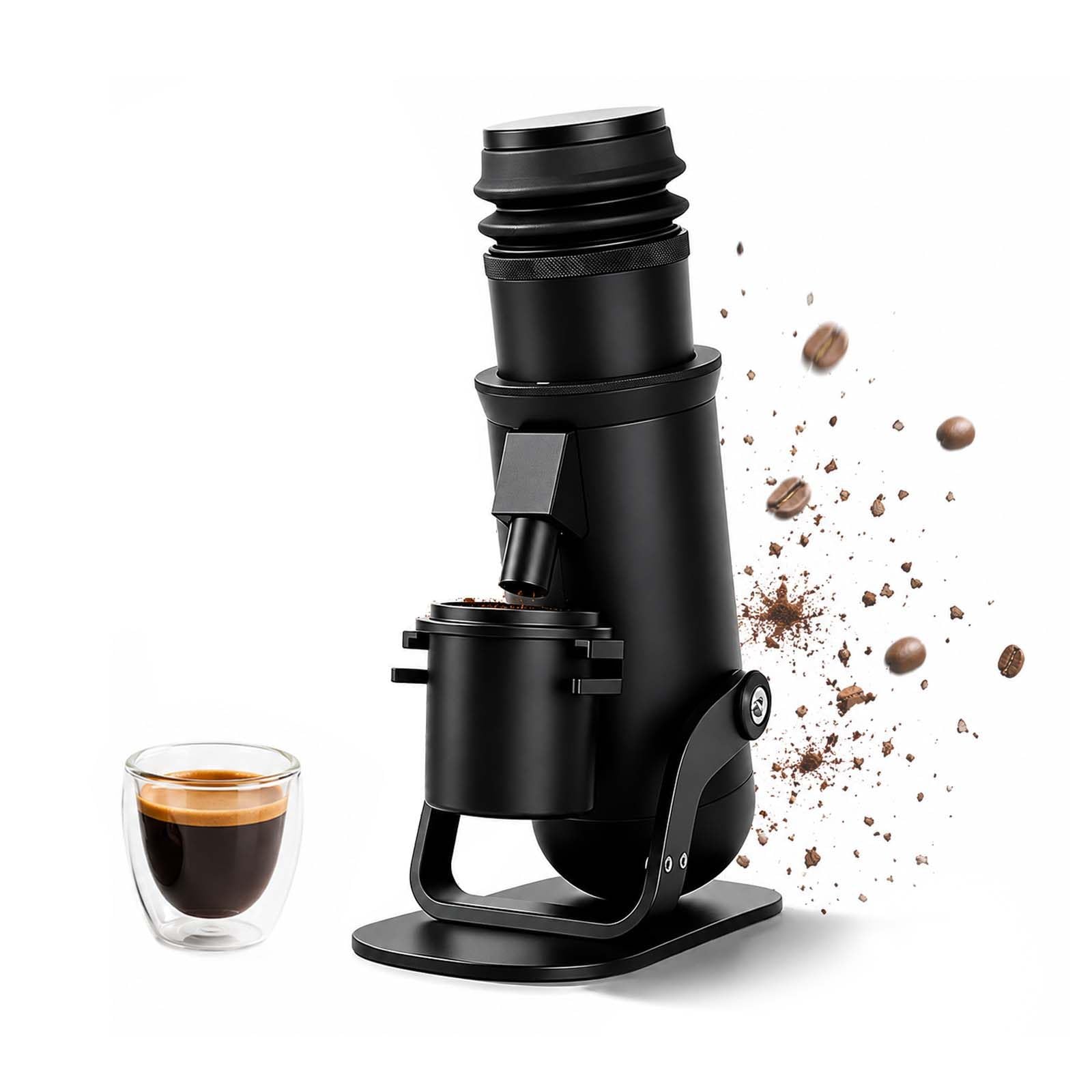 Molinillo De Café Cónico De Acero para el Hogar, 48 Mm, 7 Muelas | Producción uniforme y profesional, ideal para preparar café de filtro en campamentos, analizar granos tostados