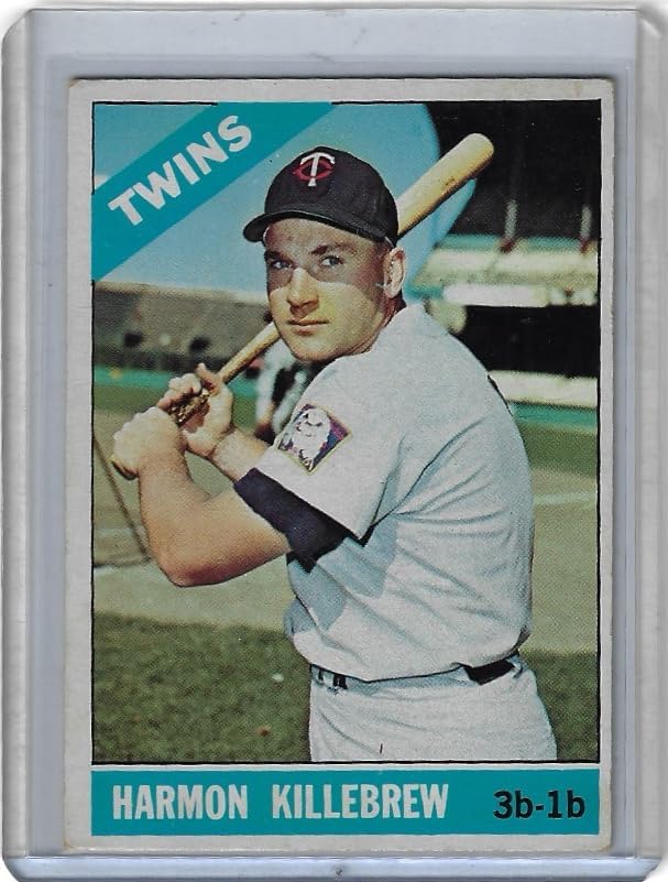 Harmon Killebrew Vintage Collectible Baseball Card - 1966 Topps Baseball Card #120 (Twins)