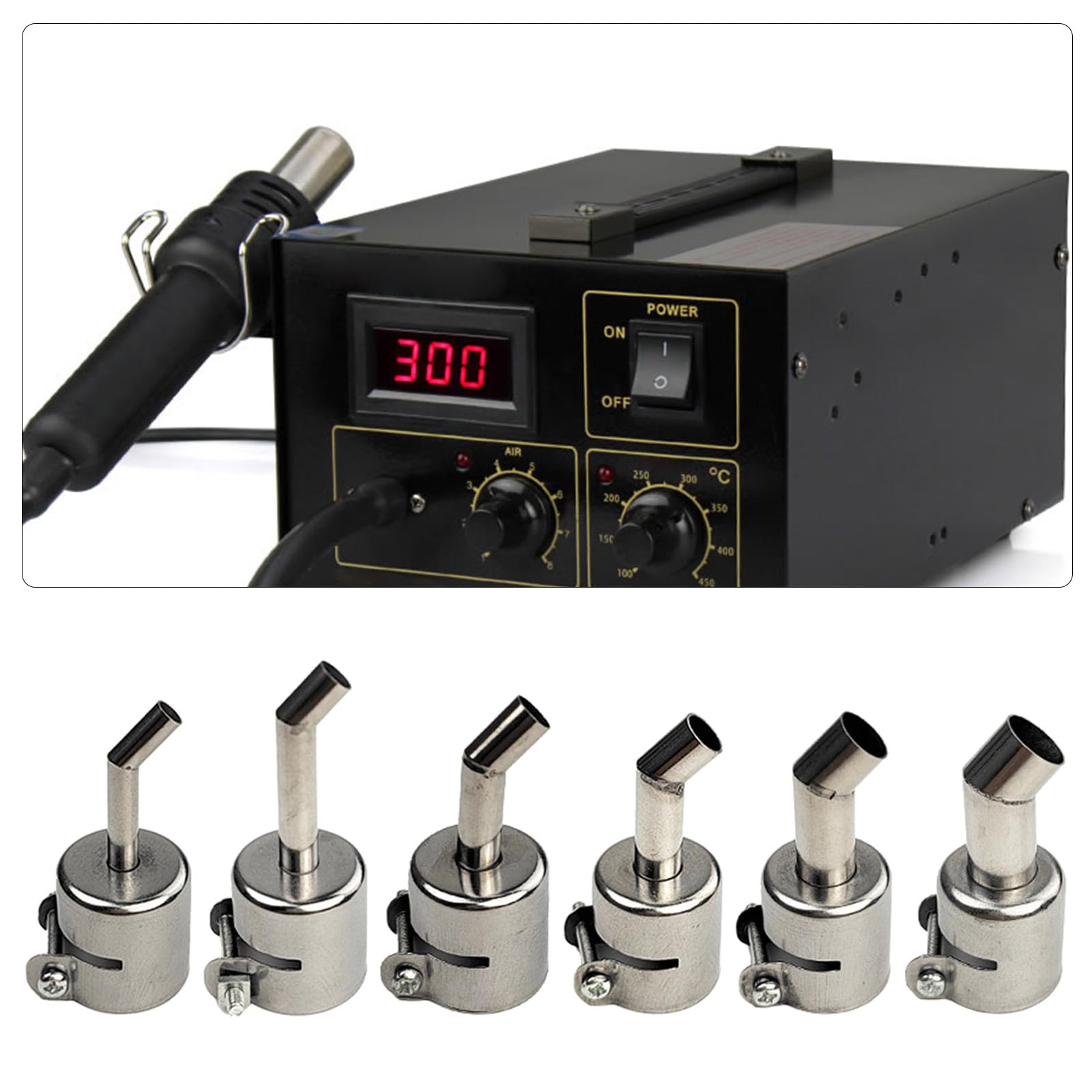 REDYY Bent Air Nozzle,Elbow Nozzle High Performances Elbow Connector for Power Tool Accessories Precisions Work