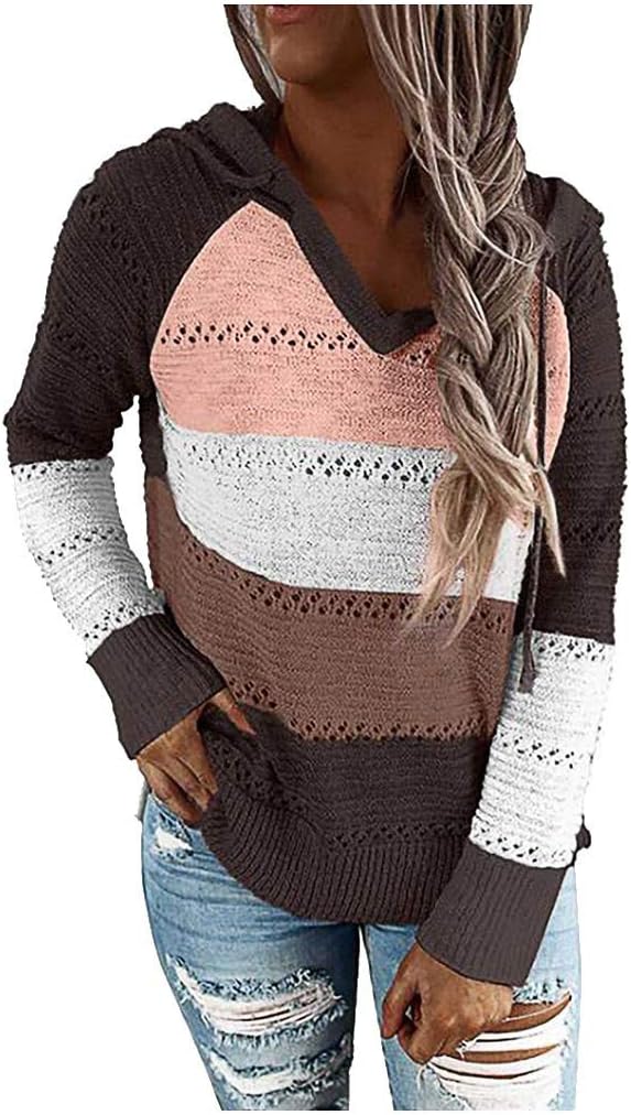 Sweaters for Women Long Sleeve Crew Neck Solid Color Trendy Tops : Clothing, Shoes & Jewelry