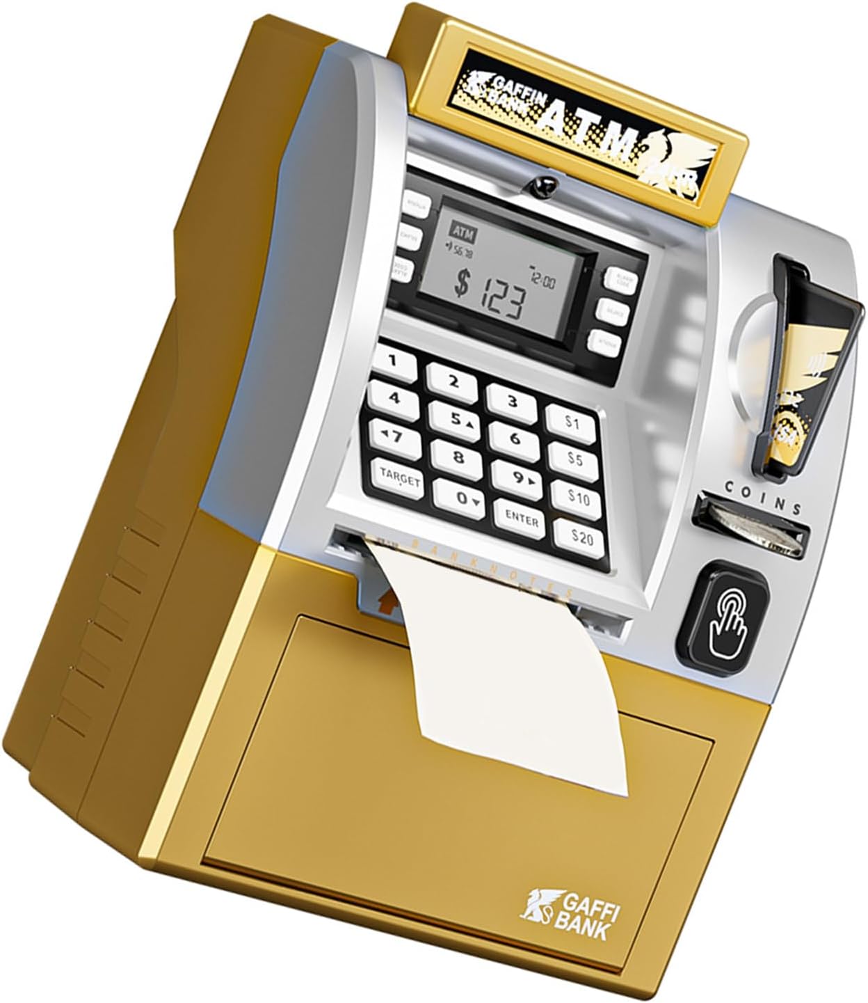 カードアクセスデザインと効果音付き教育貯金コンテナお金管理早期学習金融おもちゃタッチボタン貯金箱
