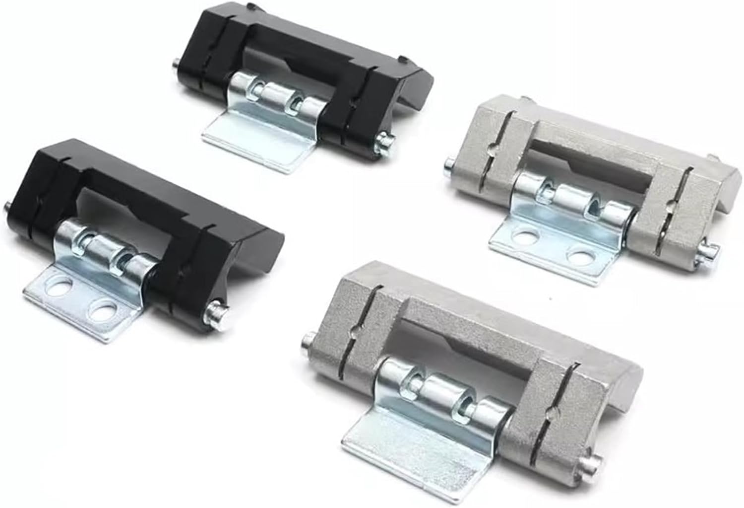 CL201 Concealed Hinges Detachable Zinc Alloy Black for Distribution Box Industrial Heavy Mechanical 1Pcs(Black CL201-1C)