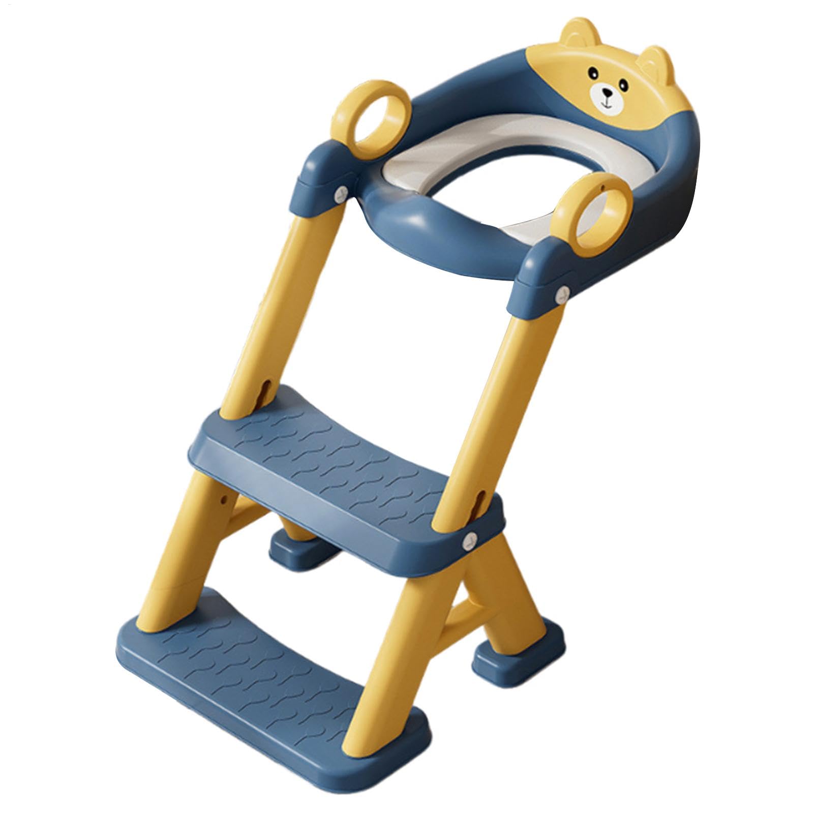 Potty Training Seat - Toddler Toilet Seat For Kids Boys Girls | Toddler Toilet Seat With Steps | Potty Seat With Step Stool | Foldable Kids Trainer
