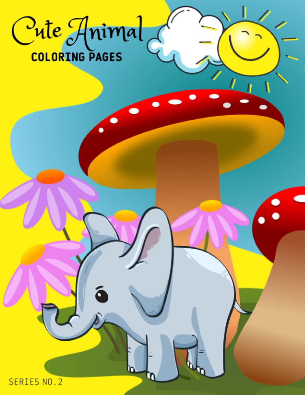 Cute Animal Coloring Pages: coloring and drawing book 30 pages for 3-10 year olds , for little boys and girls