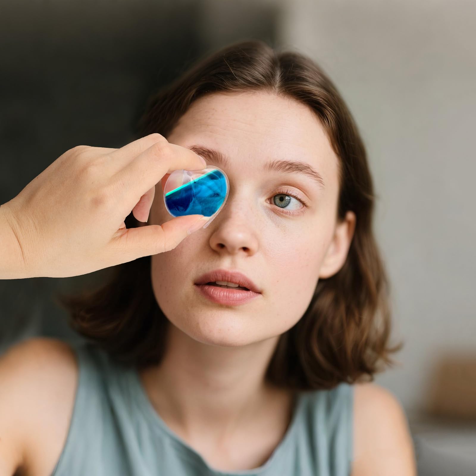 lasuroa 80szt 5ml Jednorazowe Kubeczki Płukania Oczu, Plastikowe Narzędzia Przemywania Kąpieli Ocznych Przenośne Kubeczki Pomiarowe Zestaw do Płukania Kurzu Relaksu Zmęczonych Oczu