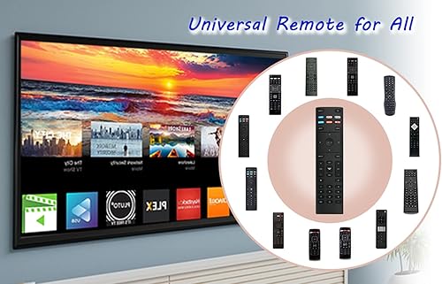Miniatura 4 de XRT136 Reemplazo de control remoto para VIZIO Smart TV E43-E2 E43-F1 E50-E1 E50X-E1 E50-E3 E50-F2 E55-F1 E65-F1 E70-F3 D24F-F1 D32F-F1 D40F-G9