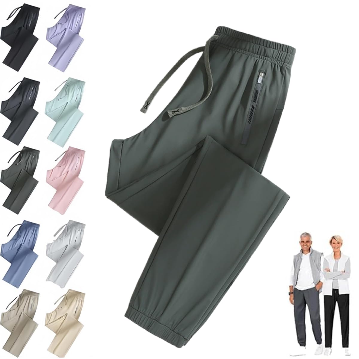 Comfy Fit Stretch Active - Unisex Ultra Stretch Active Quick Drying Pants, Breathable Casual Pants for Women Over 50