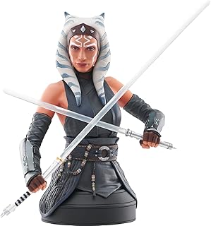 Diamond Select Toys Star Wars: The Mandalorian: Ahsoka Tano 1:6 Scale Bust,Multicolor 7 inches