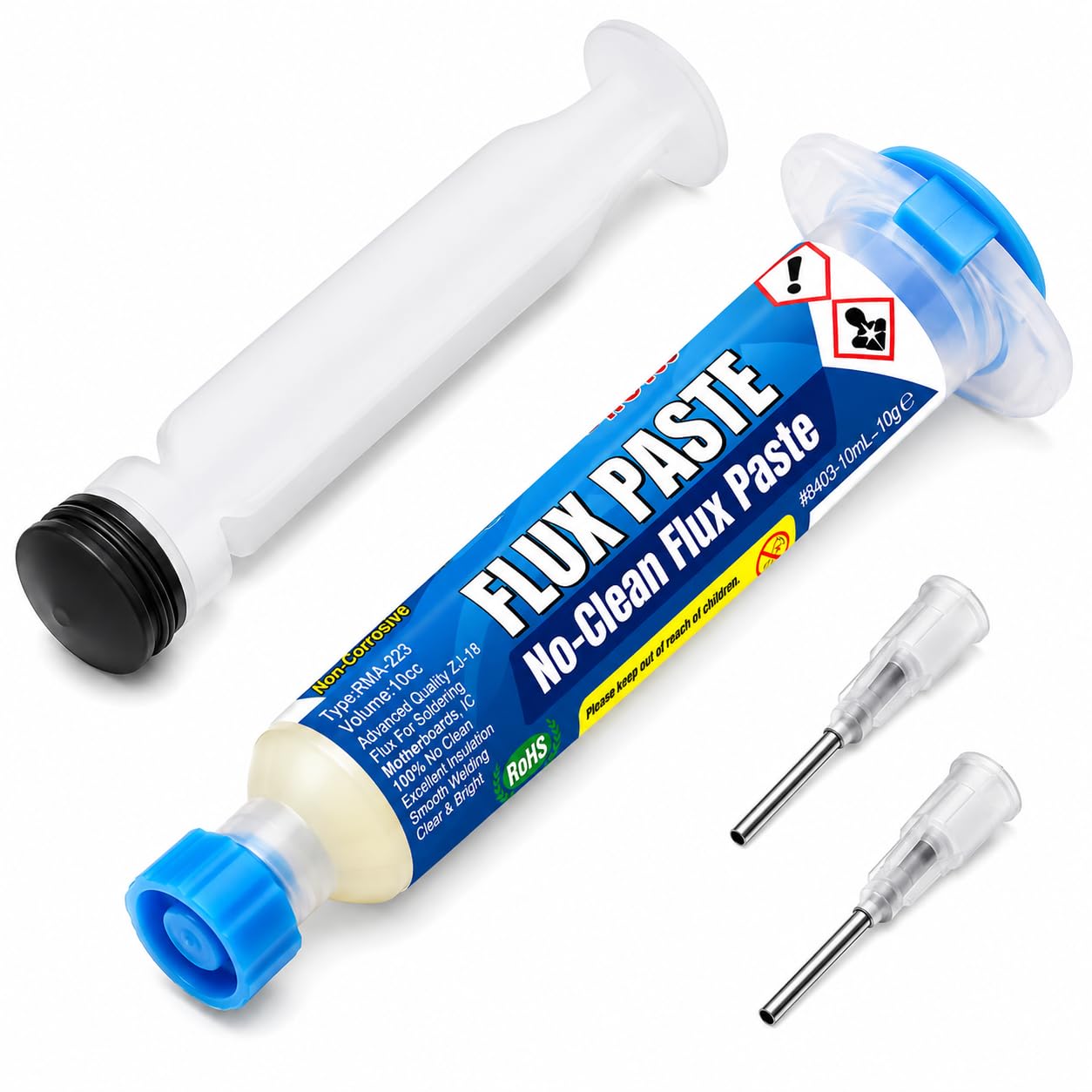 Electronic Repair Flux Paste, No-Clean Soldering Paste, 10ml Syringe, Halogen-Free, Lead-Free, Low Smoke, for BGA and Electronics Repair-image-17