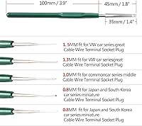 Vista 3 de Herramienta de liberación de terminal Gorgeri para molex, 5 unidades (1 juego) arnés de cableado automotriz terminal enchufe enchufe enchufe