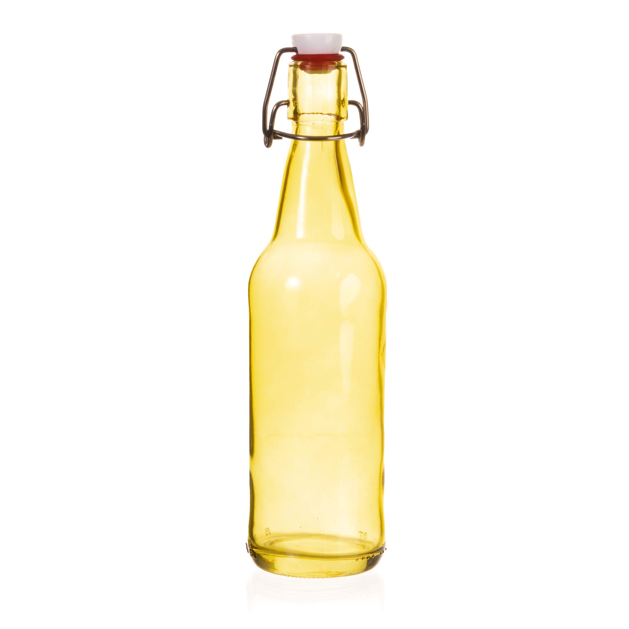 Buy 16.9 oz. Yellow Glass Grolsch Bottle, Quart Size Airtight Seal